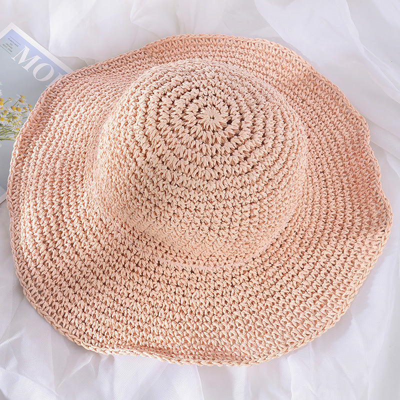 ☀️🎀Elegante sombrero francés con lazo: protección solar y sombra.