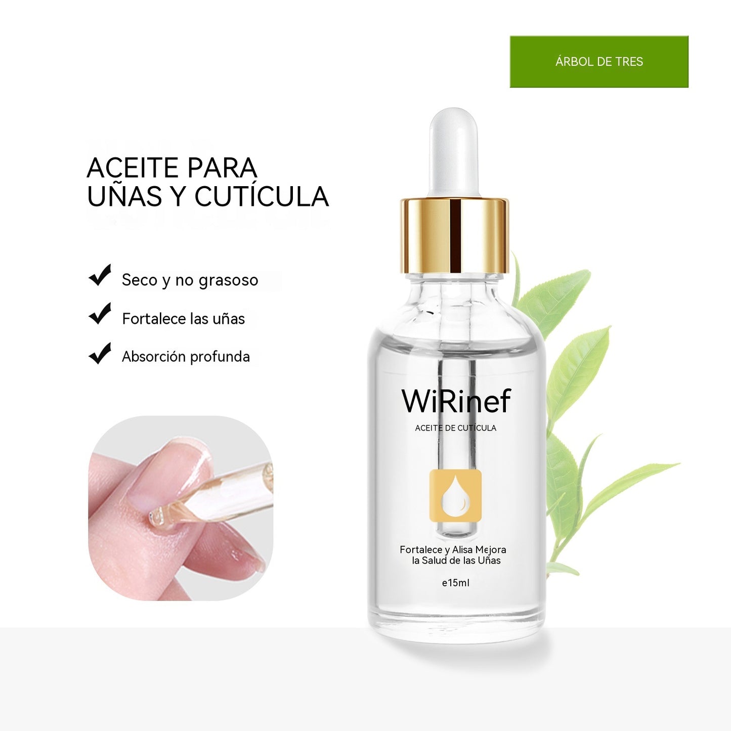🔥【Compra 1 y llévate 1 gratis】💅 Aceite esencial para cutículas de uñas con gotero