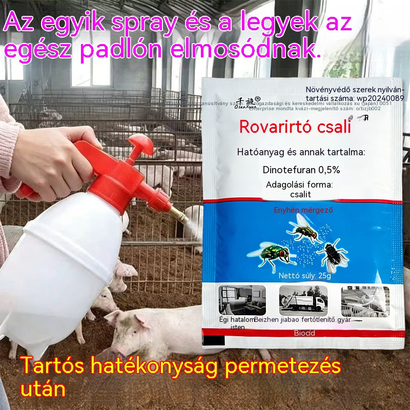 【10 csomag】🦟 Kifejezetten szúnyogok és legyek irtására tervezték gazdaságokban, egyetlen csomaggal elpusztíthatja a bolhákat/szöcskéket/csótányokat/legyeket/szúnyogokat!