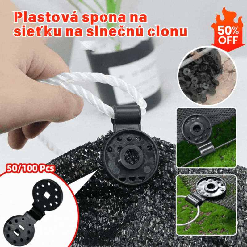 【Kúpte 25 a získajte 25 zadarmo】Upevňovací držiak sieťky na striešku