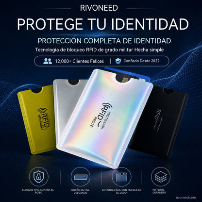 🔥【Compra 50, llévate 50 gratis】💳Fundas con bloqueo RFID para tarjetas de crédito